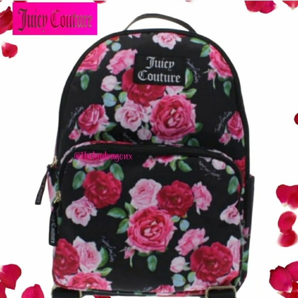 NWT JUICY COUTURE Overnighter Duffle & Backpack  Convertible Bundle Travel Bag - Picture 13 of 17